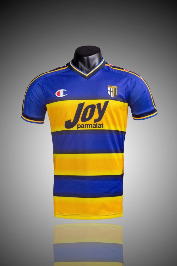 2001-2002 Parma Home Adult Retro Soccer Jersey