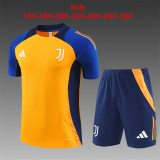 24/25 Juventus Kids Training Jersey+Shorts Suit