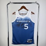 2024 Minnesota Timberwolves EDWARDS #5 Adult NBA Jersey