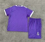 2016-2017 Real Madrid Away Kids Retro Soccer Jersey+Shorts