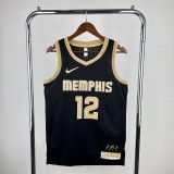 Memphis Grizzlies MORANT #12 Adult NBA Jersey