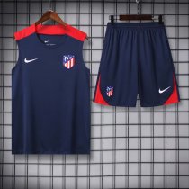 24/25 Atletico Madrid Adult Sleeveless Jersey+Shorts Suit