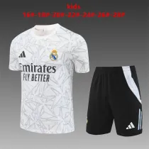 24/25 Real Madrid Kids Training Jersey+Shorts Suit