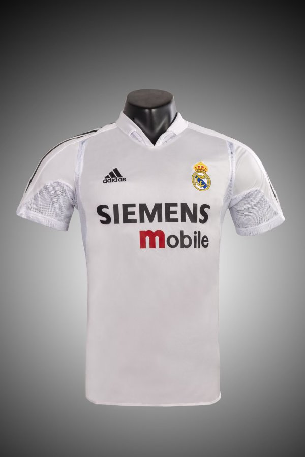 2004-2005 Real Madrid Home Adult Retro Soccer Jersey
