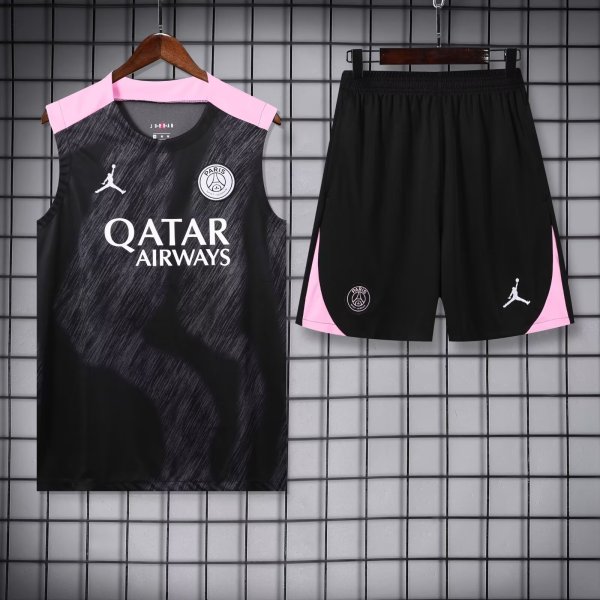 24/25 PSG Adult Sleeveless Jersey+Shorts Suit