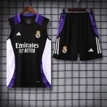 24/25 Real Madrid Adult Sleeveless Jersey+Shorts Suit