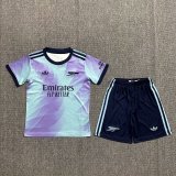 24/25 Arsenal Third Kids Soccer Jersey+Shorts