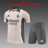 24/25 Real Madrid Kids Training Jersey+Shorts Suit