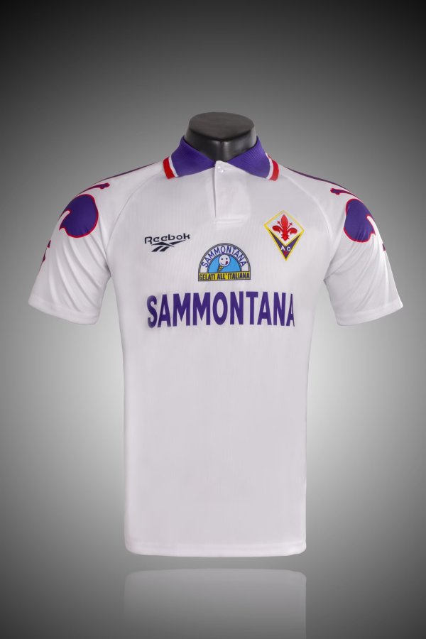 1995-1996 ACF Fiorentina Away Adult Retro Soccer Jersey