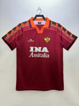 1998-1999 As Roma Home Adult Retro Soccer Jersey