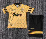 1994-1996 Liverpool Third Kids Retro Soccer Jersey+Shorts