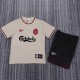 1996-1997 Liverpool Away Kids Retro Soccer Jersey+Shorts