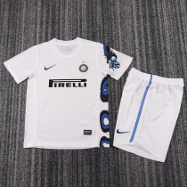 2010-2011 Inter Milan Away Kids Retro Soccer Jersey+Shorts