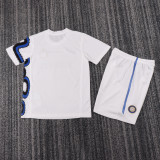 2010-2011 Inter Milan Away Kids Retro Soccer Jersey+Shorts