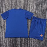 2008-2009 Man United Third Kids Retro Soccer Jersey+Shorts