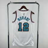 2025 Memphis Grizzlies MORANT #12 Adult NBA Jersey