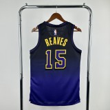 2025 Los Angeles Lakers Austin Reaves #15 Adult NBA Jersey