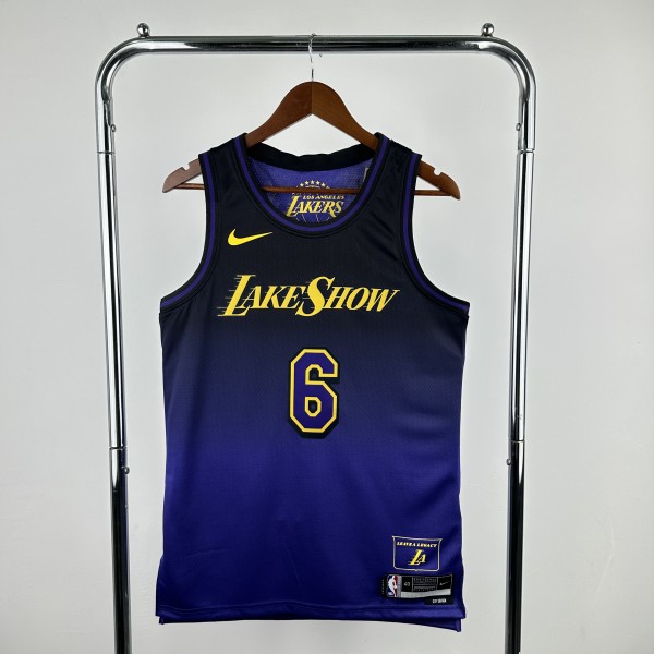 2025 Los Angeles Lakers LeBron James #6 Adult NBA Jersey