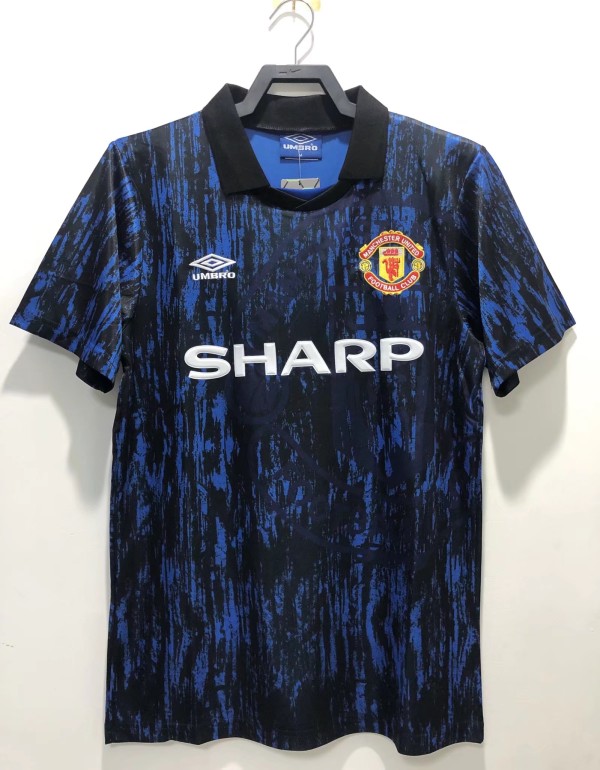 1992-1993 Man United Away Adult Retro Soccer Jersey