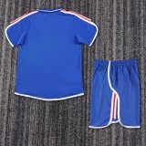 2000 France Home Kids Retro Soccer Jersey+Shorts