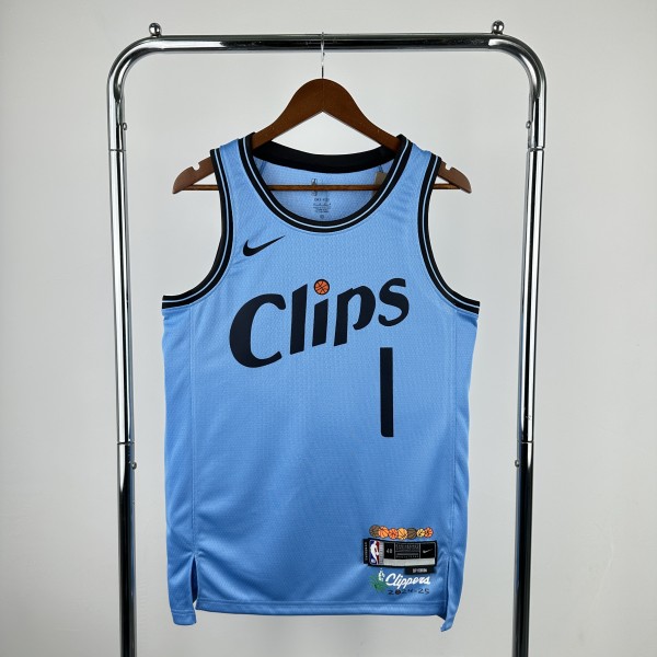 2025 Los Angeles Clippers HARDEN #1 Adult NBA Jersey