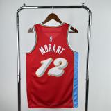 2025 Memphis Grizzlies MORANT #12 Adult NBA Jersey