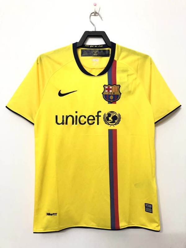 2008-2009 Barcelona Away Adult Retro Soccer Jersey