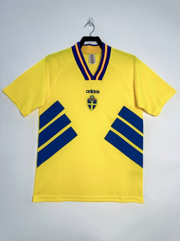 1994 Sweden Home Adult Retro Soccer Jersey