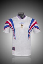 1996 France Away Adult Retro Soccer Jersey
