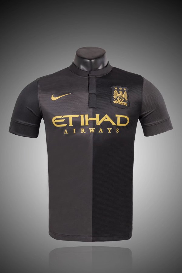 2013-2014 Man City Away Adult Retro Soccer Jersey