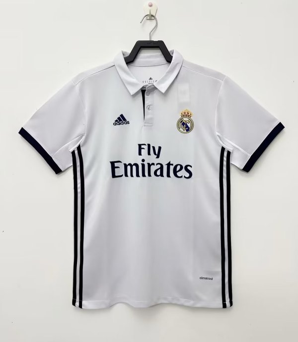 2016-2017 Real Madrid Home Adult Retro Soccer Jersey