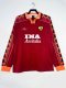 1998-1999 As Roma Home Adult Retro LS Soccer Jersey