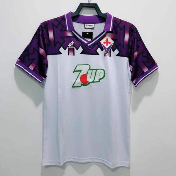 1992-1993 ACF Fiorentina Away Adult Retro Soccer Jersey