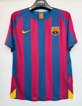 2005-2006 Barcelona Home Adult Retro Soccer Jersey