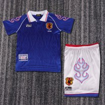 1998 Japan Home Kids Retro Soccer Jersey+Shorts