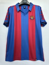 1990-1992 Barcelona Official Remastered Version Home Adult Retro Soccer Jersey