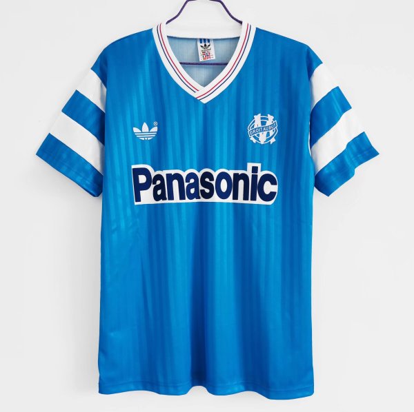 1990 Olympique de Marseille Away Adult Retro Soccer Jersey
