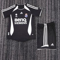 2006-2007 Real Madrid Third Kids Retro Soccer Jersey+Shorts