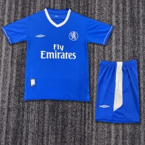 2003-2005 Chelsea Home Kids Retro Soccer Jersey+Shorts