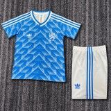 1988 Netherlands Away Kids Retro Soccer Jersey+Shorts