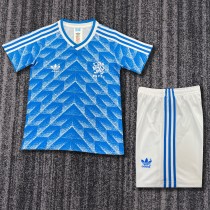 1988 Netherlands Away Kids Retro Soccer Jersey+Shorts