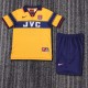 1997-1999 Arsenal Away Kids Retro Soccer Jersey+Shorts