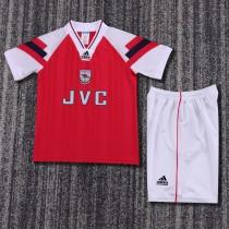 1992-1994 Arsenal Home Kids Retro Soccer Jersey+Shorts