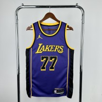 2023 Los Angeles Lakers Jordan Edition Doncic #77 Adult NBA Jersey