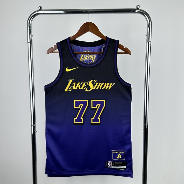 2025 Los Angeles Lakers Doncic #77 Adult NBA Jersey