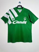 1991-1992 Liverpool Away Adult Retro Soccer Jersey
