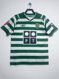 2003-2004 Sporting CP Home Adult Retro Soccer Jersey