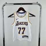 2023 Los Angeles Lakers Doncic #77 Kids NBA Jersey