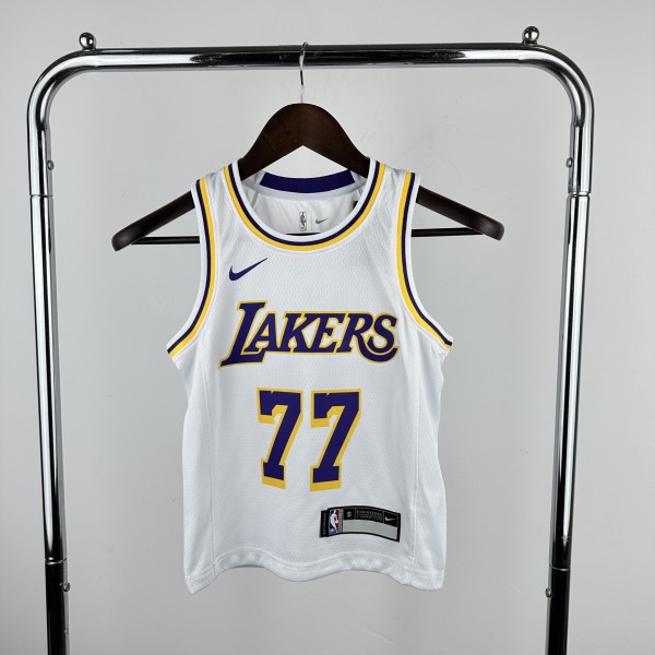 2023 Los Angeles Lakers Doncic #77 Kids NBA Jersey