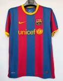 2010-2011 Barcelona Home Adult Retro Soccer Jersey